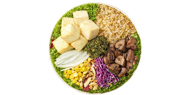Roast Tofu Bibim Grain Bowl
