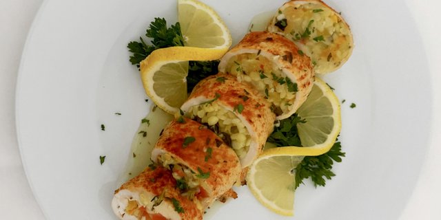 Chicken Stuffed w/ Couscous