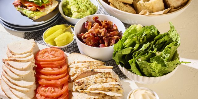 Build Your Own Club Sandwich Platter