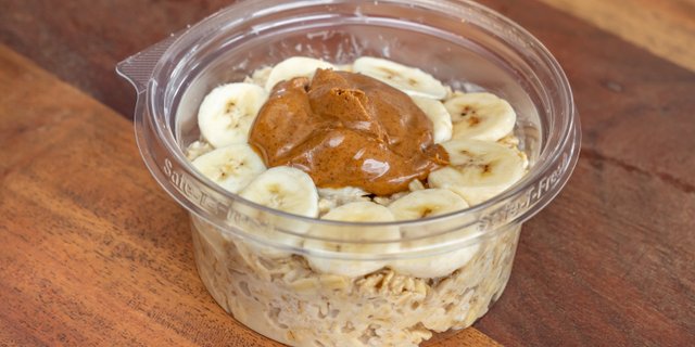 Almond Butter Overnight Oats