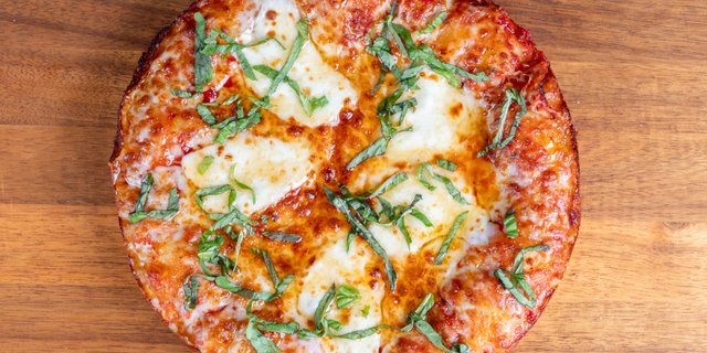 Spicy Bee Margherita Pizza