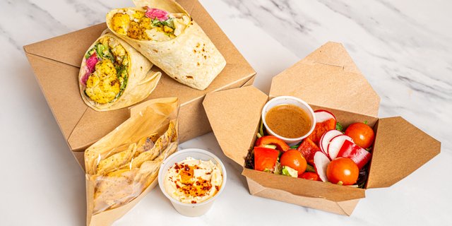 Crispy Cauliflower Shawarma Boxed Lunch