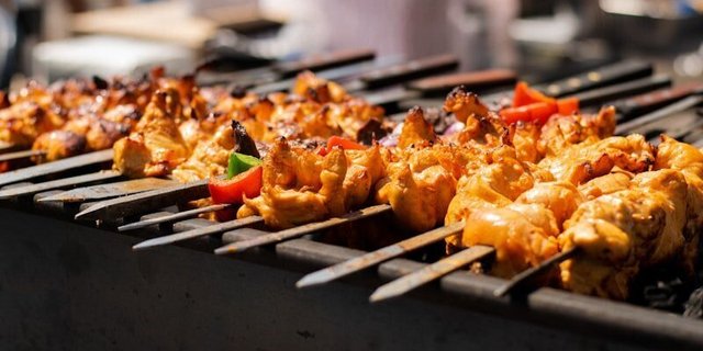 Grilled Chicken Skewers