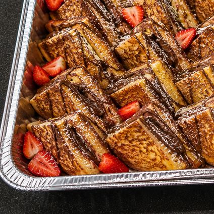 Strawberry Nutella Stuffed French Toast
