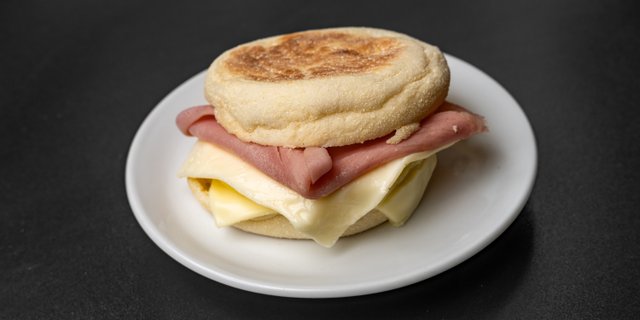Ham, Egg & Cheese Breakfast Sandwich