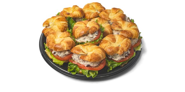 Chicken Salad Croissant Sandwich Platter