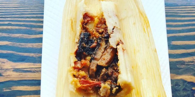 Vegetarian Portobello w/ Chipotle Tamale