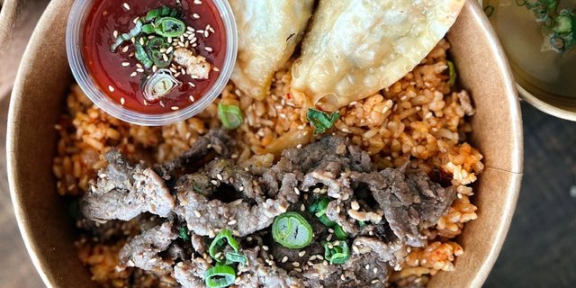 Individual Beef Kimchi Rice