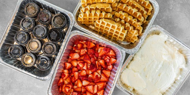 Topping & Waffle Bar