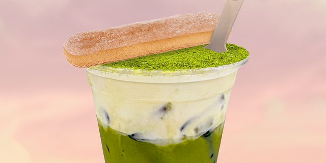 Tiramisu Matcha Latte