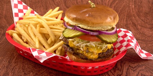 Landry's Cheeseburger Boxed Lunch