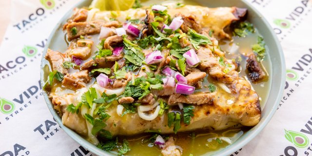 Smoked Pork Enchiladas