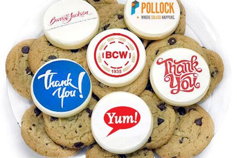 Small Corporate Logo Tray