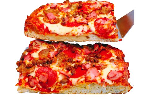 Meat-Za Sicilian Pizza