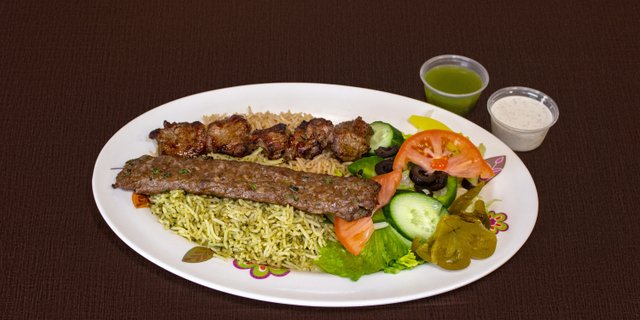 Beef Kofta & Lamb Tikka Platter