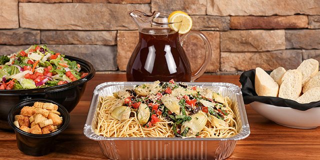 Spaghetti w/ Artichokes