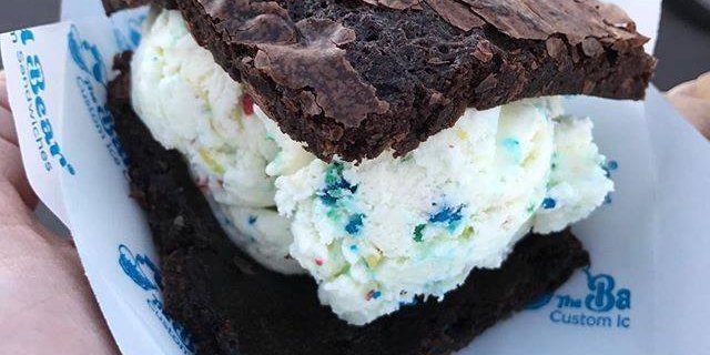 Brownie Ice Cream Sandwich