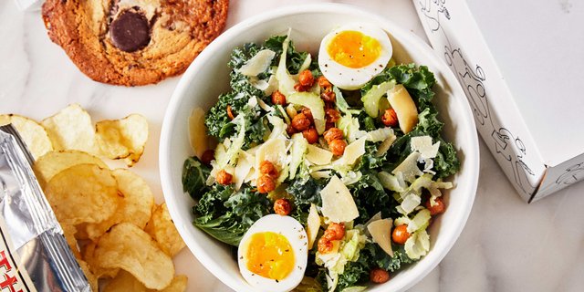 Kale Caesar Salad Box for One