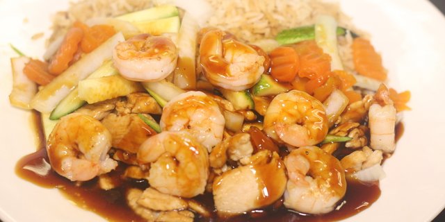 Hibachi Chicken & Shrimp