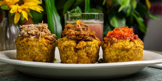 Tostones Rellenos (Stuffed Plantains)