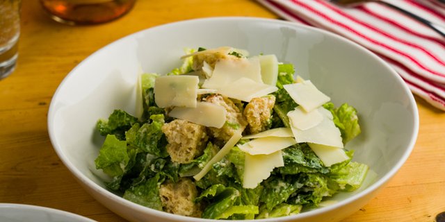 Individual Gluten-Free Caesar Salad