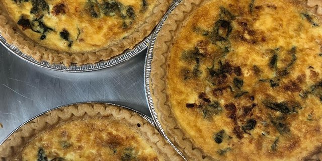 9" Spinach & Goat Cheese Quiche