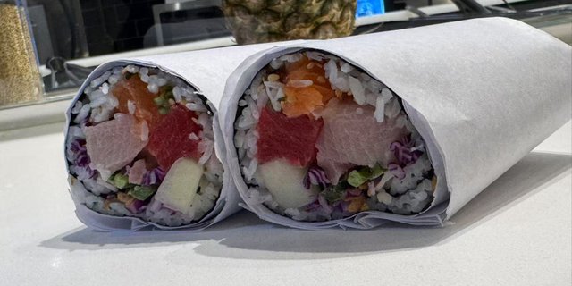 Wasabi Rainbow Pokerrito