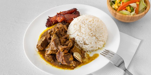 Curried Goat Meal