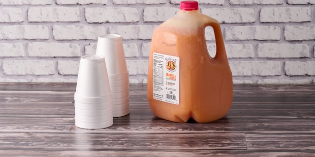 Gallon of Strawberry Orange Juice