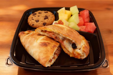 Small 9" Calzone Boxed Meal
