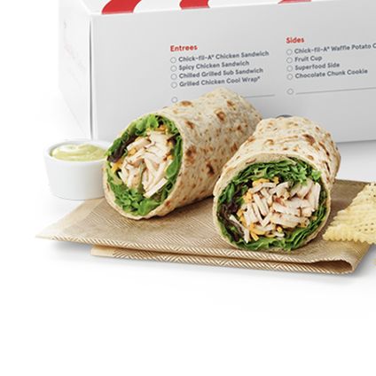Chick-Fil-A Cool Wrap Packaged Meal