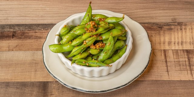 Soy Garlic Edamame