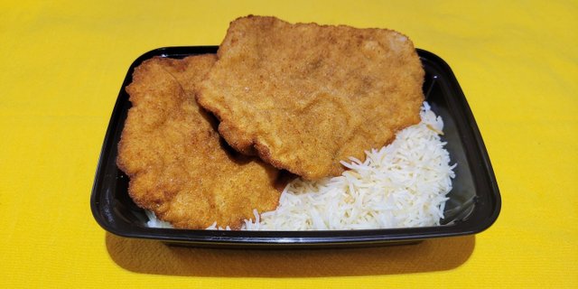 Breaded Fried Pork Loin W/ Rice