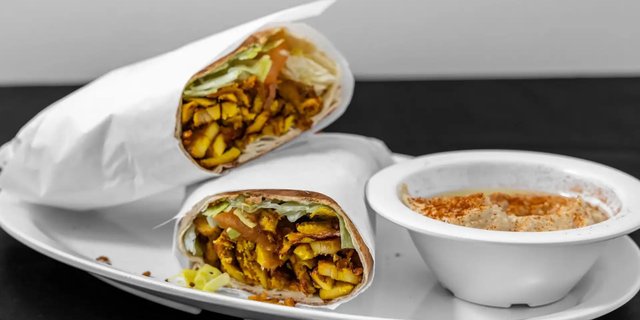 Chicken Shawarma Pita Wrap