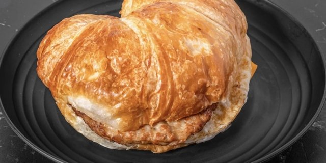 Sausage, Egg & Cheese Croissant Breakfast Sandwich
