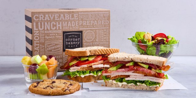 Roasted Turkey Sandwich Lunch Box w/ Salad