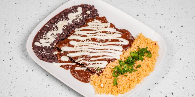 Mole Rojo Enchiladas