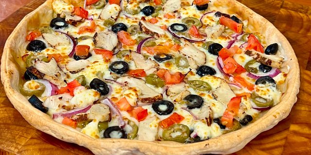 Mediterranean Gluten-Free Pizza