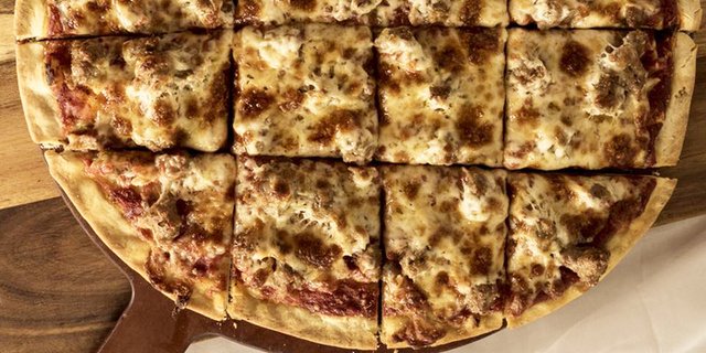 Thin-Crust Cheese Pizza