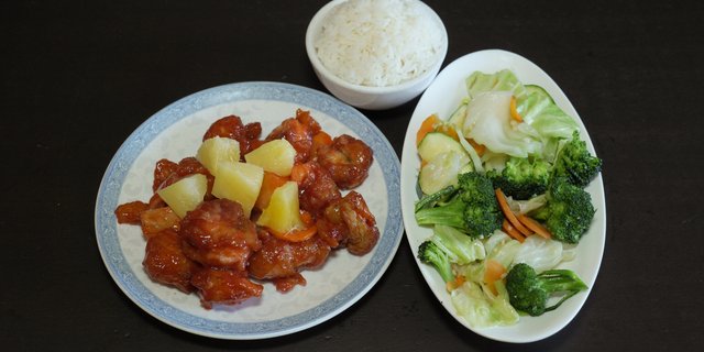 Sweet & Sour Prawns Bento Box