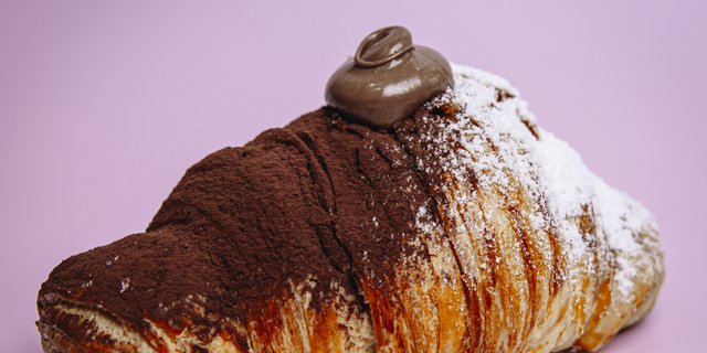 Freshly Baked Nutella Croissant