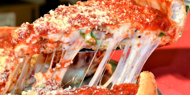 Stuffed Frankie's Special Pizza