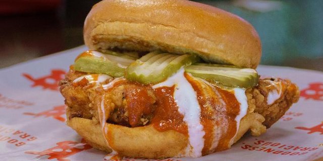 Buffalo Bird Chicken Sandwich