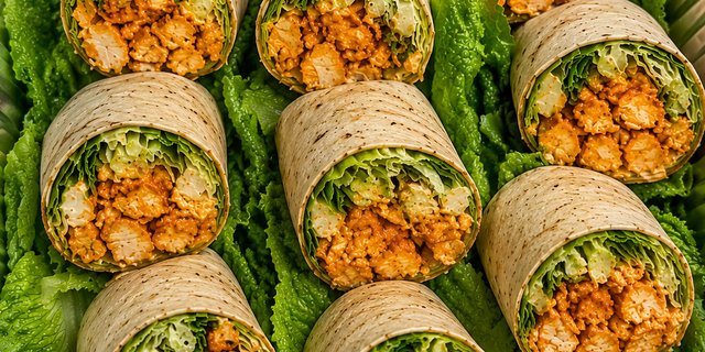 Grilled Buffalo Chicken Wrap Platter