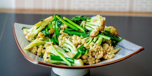 Sauteed Cauliflower w/ Garlic Chives