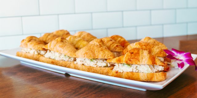 Petite Chicken Salad Croissants