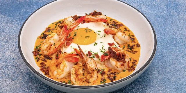Shrimp & Grits Tray