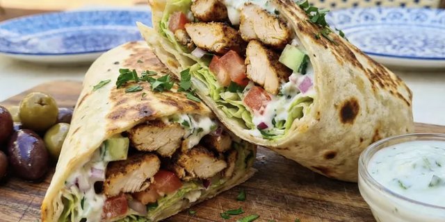 Zesty Chicken Wrap