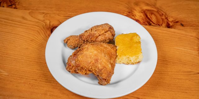 Dark Meat Fried Chicken Dinner