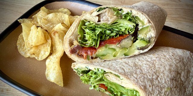 Vegan Mediterranean Wrap Boxed Lunch
